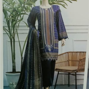 Haya 3-Piece Printed Unstitched Lawn Suit