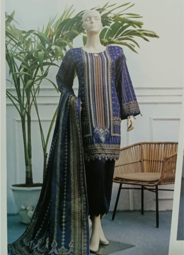 Haya 3-Piece Printed Unstitched Lawn Suit