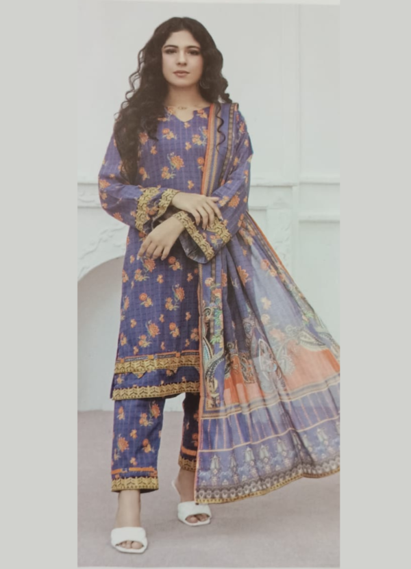 sarina 3 piece unstitched lawn