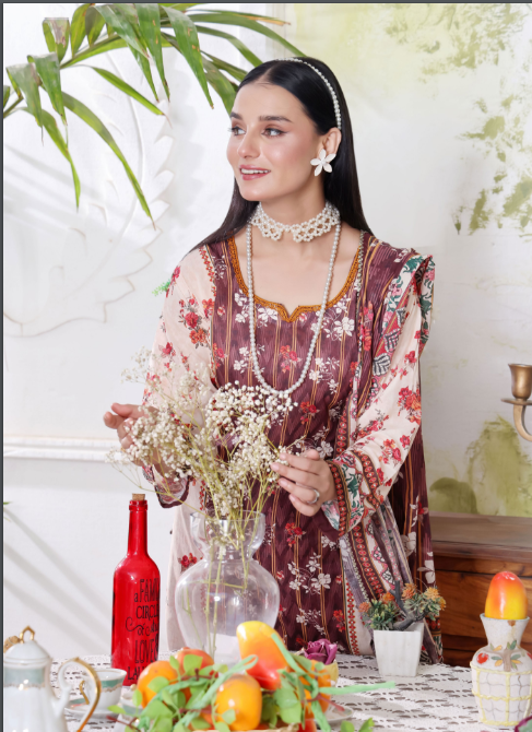 Sarina Printed Lawn Suit (Volume 13)