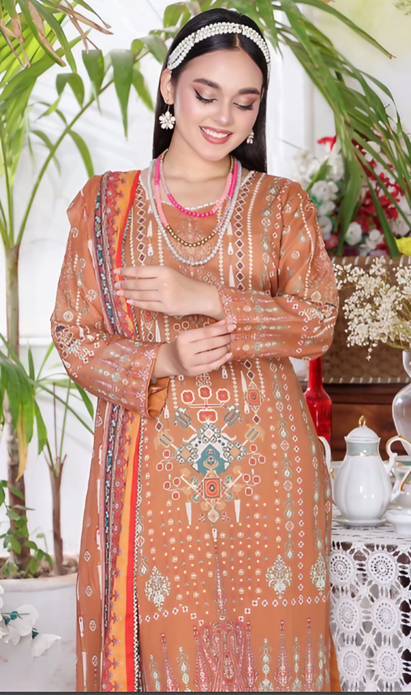 Sarina 3 Piece Lawn Collection 2024