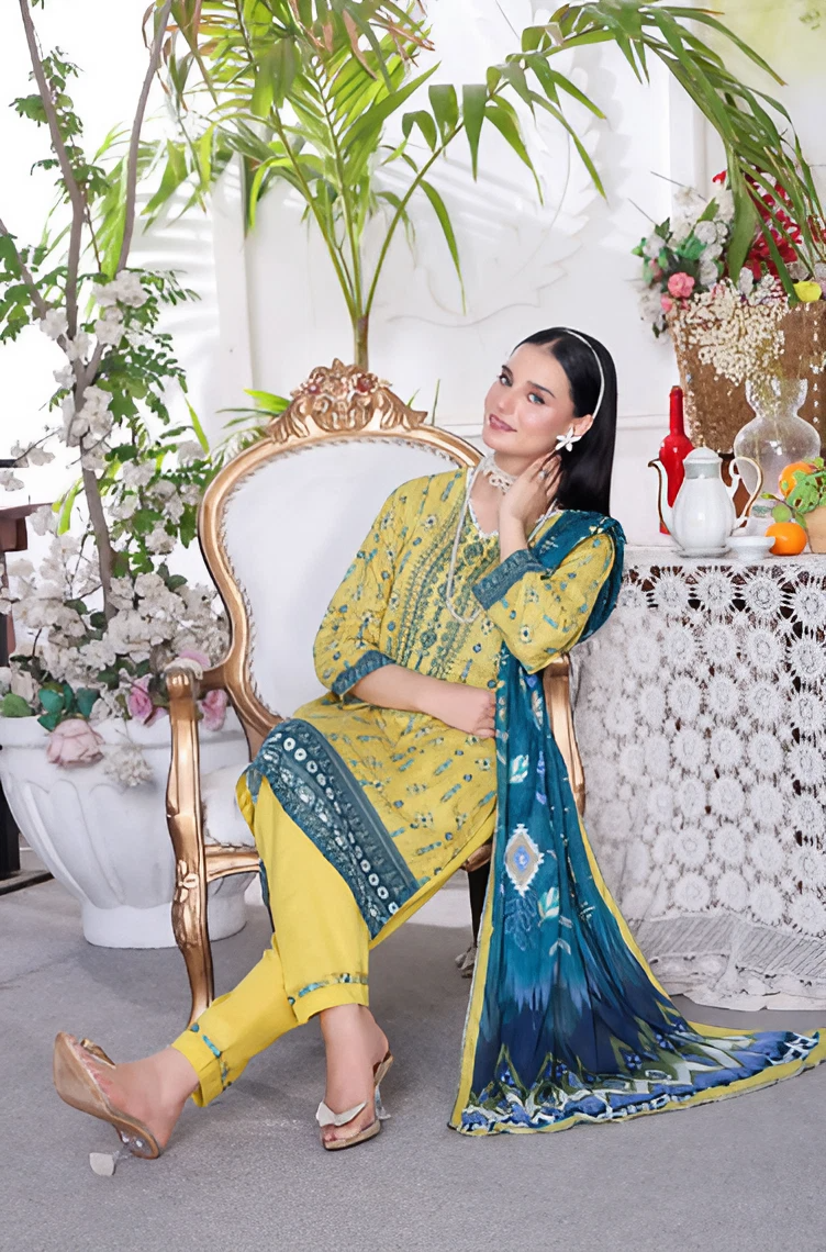 Sarina 3 piece Printed Lawn Suit